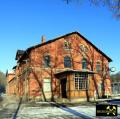 Mundloch des Markus-Semmler-Stollen in Niederschlema, Erzgebirge, Sachsen - 8. Februar 2023 (8) Bahnhof.JPG